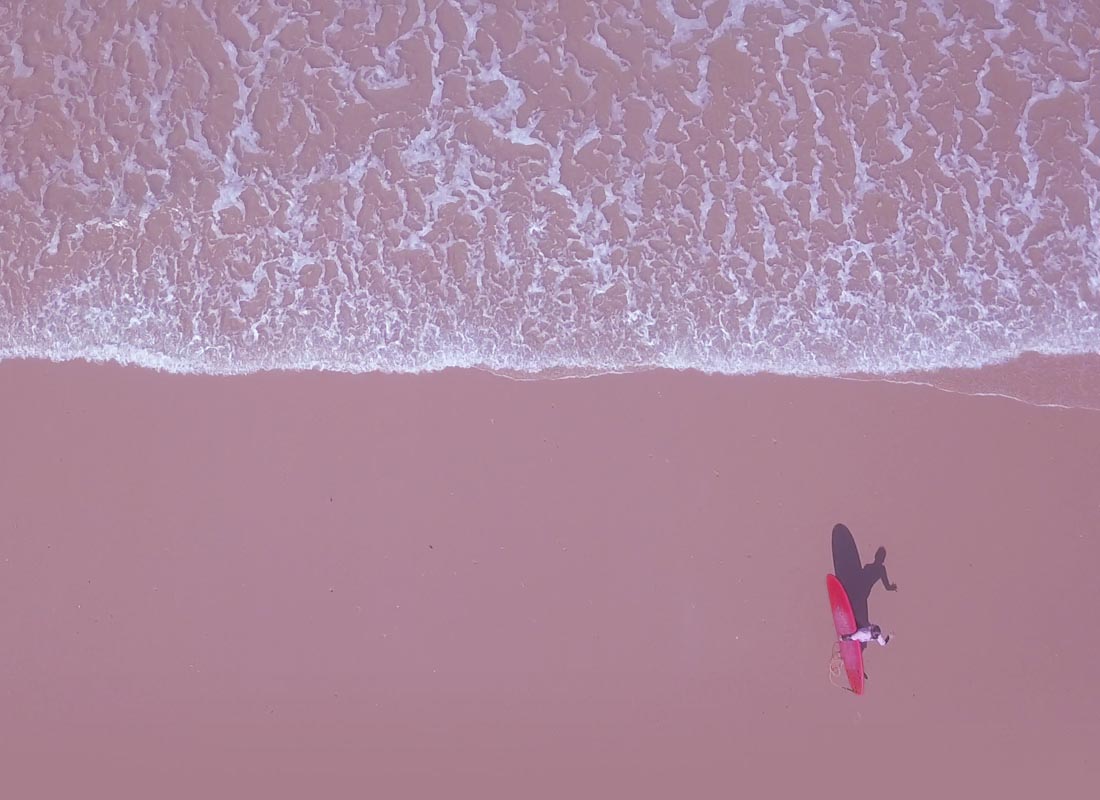 surf,plage du Lion