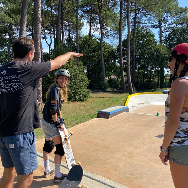 cours de skateboard, par éducateur breveté d'état